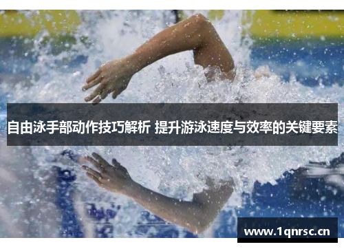 自由泳手部动作技巧解析 提升游泳速度与效率的关键要素